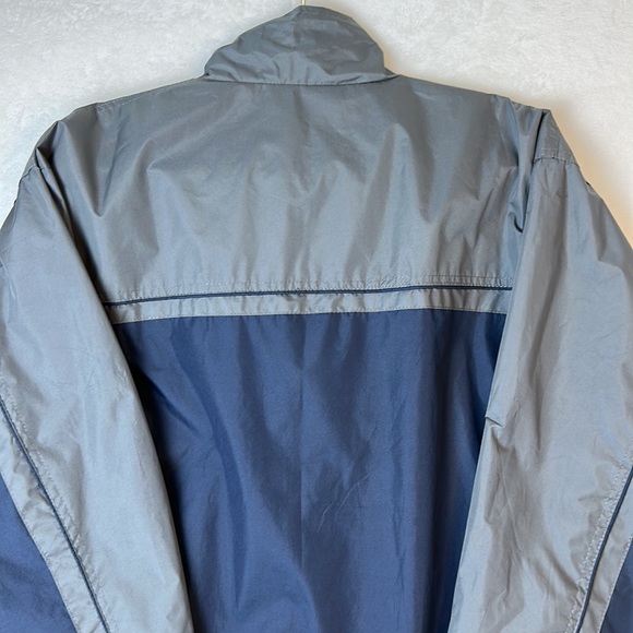 Kenpo Men’s Windbreaker Full Zip color Block Blue Gray Size Medium - Picture 11 of 12